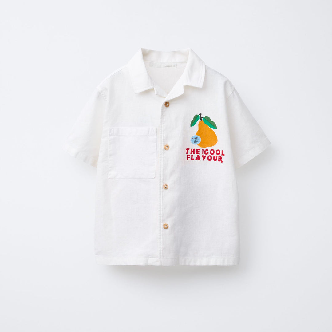 Moudda ZARA - Chemise Enfant - Imprimé Dos Fruits & Big Olita (6T) - Tunisie 1