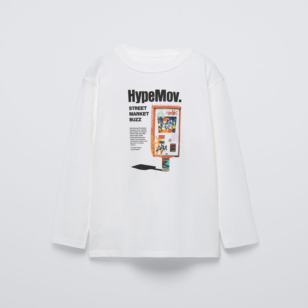 Moudda ZARA - T-shirt manches longues imprimé Hype Movement - Tunisie 2