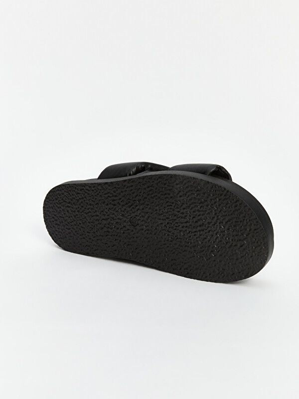 Moudda LC Waikiki - Chaussons stylés pour Femme couleur Noir - Tunisie 4