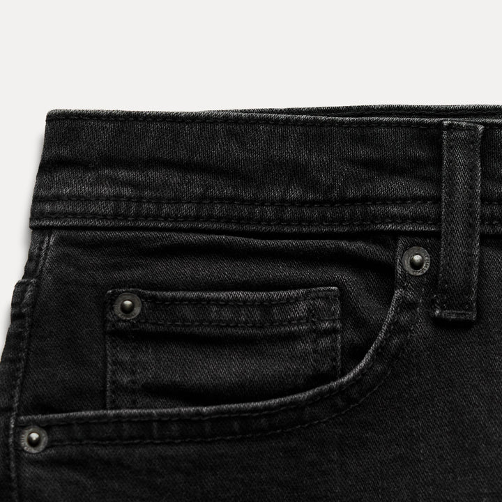 Moudda ZARA - Jean relaxed slim noir délavé - Tunisie 3