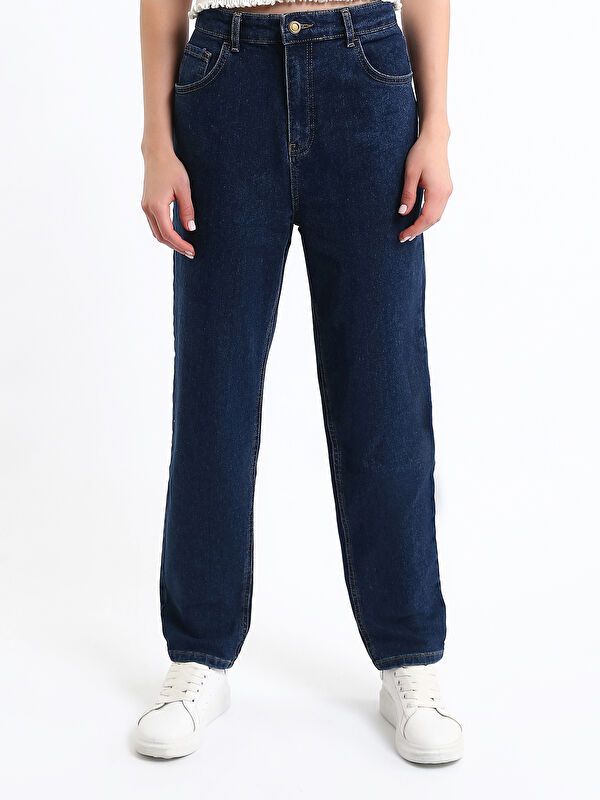 Moudda LC Waikiki - Pantalon jean tissé basique Femme Rodéo noir - Tunisie 2