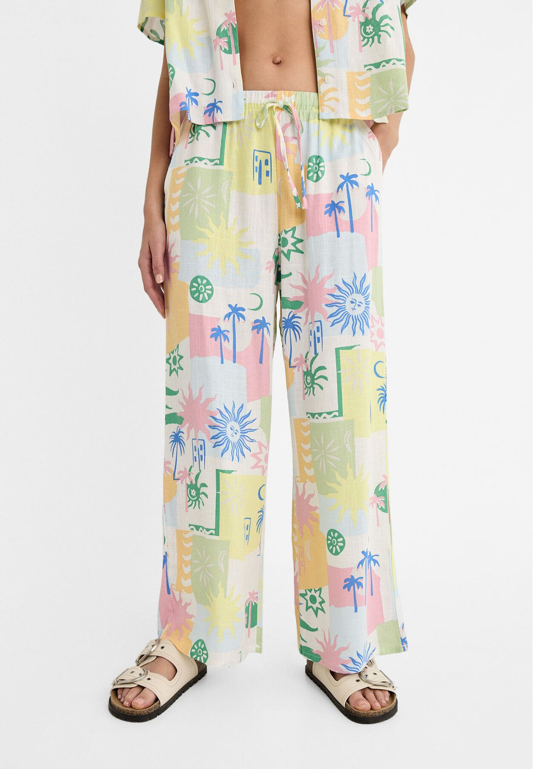 Moudda STRADIVARIUS - Pantalon Pull-On Imprimé - Tunisie 3