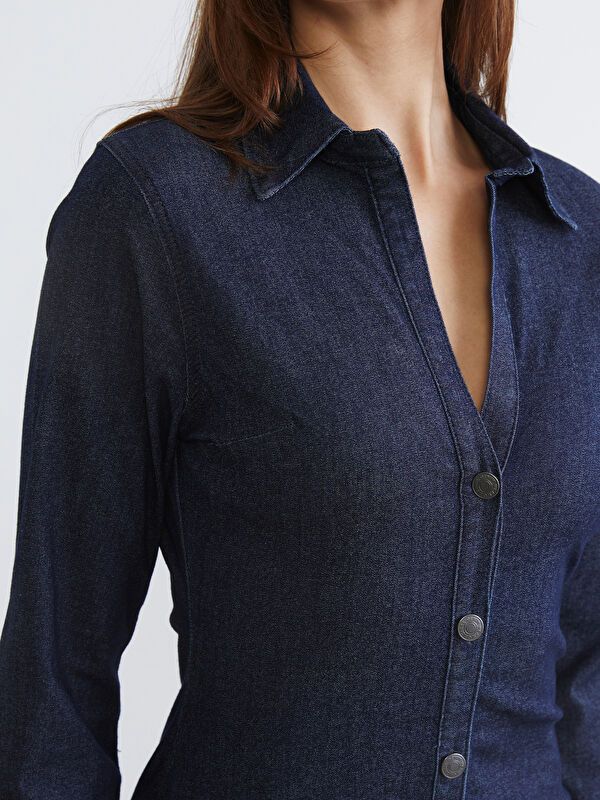Moudda LC Waikiki - Robe manches longues en jean - Tunisie 3