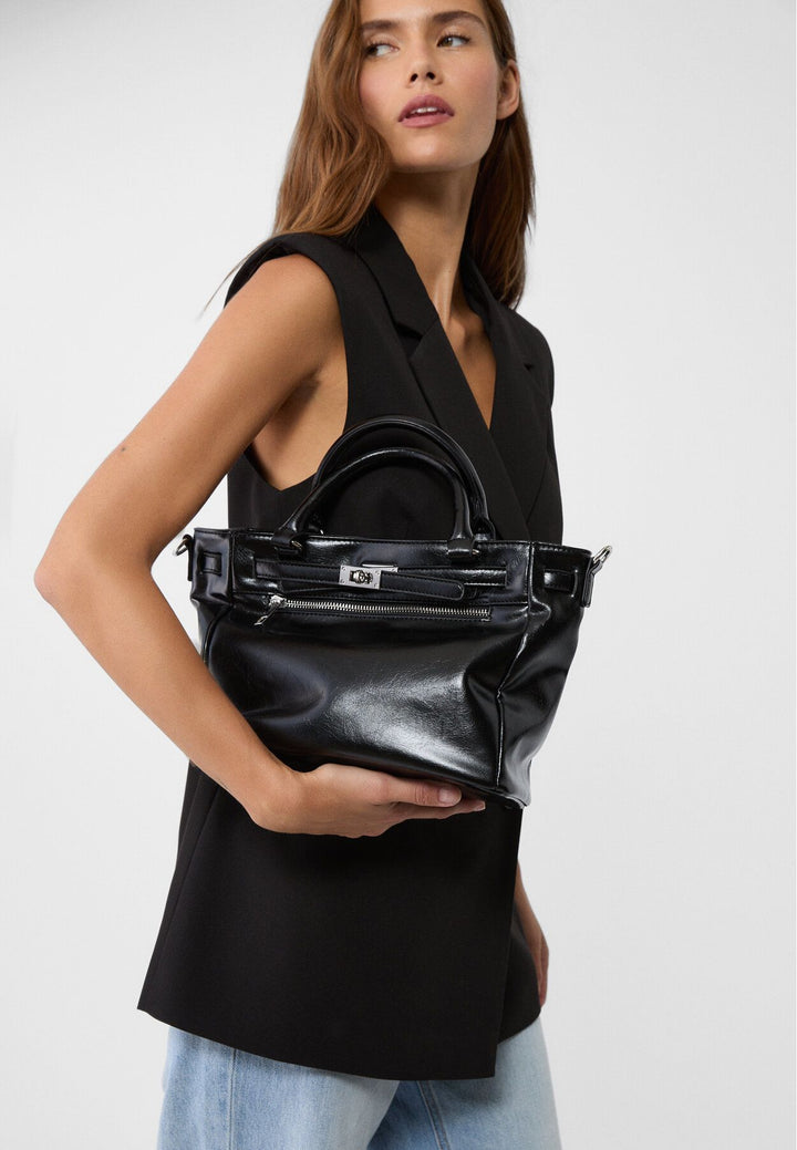 Moudda STRADIVARIUS - Sac Tote Moyen avec Ceinture - Tunisie 3