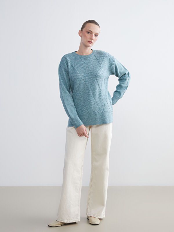 Moudda LC Waikiki - Pull-over épais en tricot cv pour Femmes - Tunisie 2