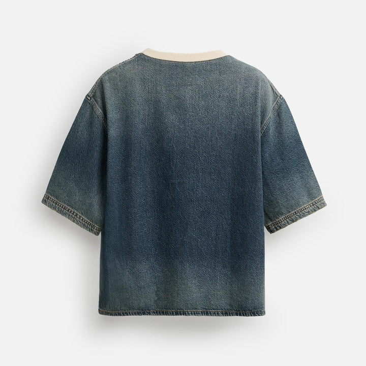 Moudda ZARA - T-Shirt Crop - Heavy Wash - Tunisie 2