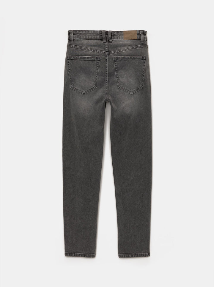 Moudda PULL & BEAR - Pantalon Mom Confort Gris - Tunisie 3
