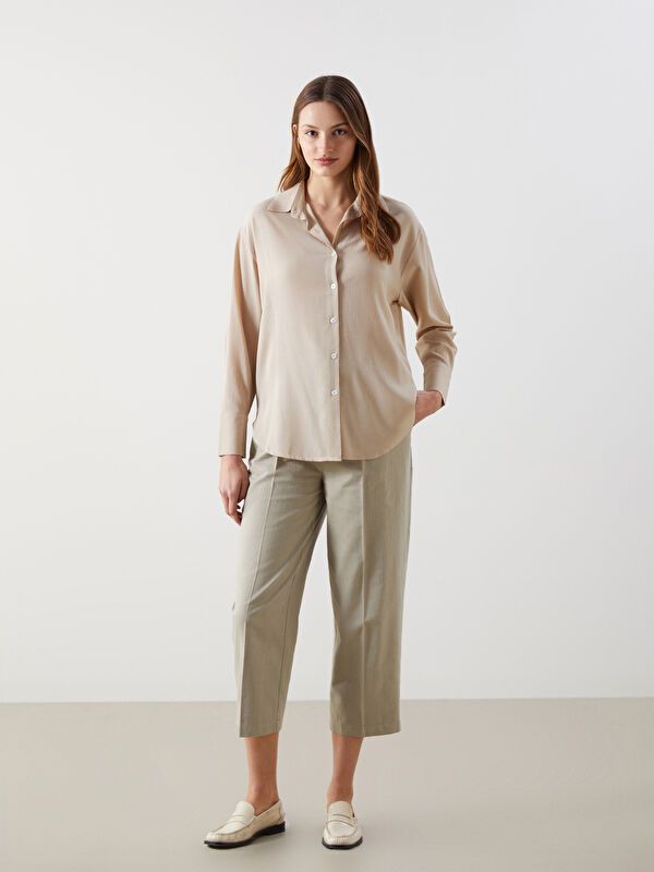 Moudda LC Waikiki - Chemise tissée à manches longues pour Femmes - Tunisie 2