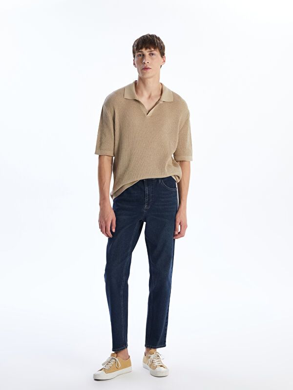 Moudda LC Waikiki - Pantalon jean tissé basique Homme Rodéo noir - Tunisie 1