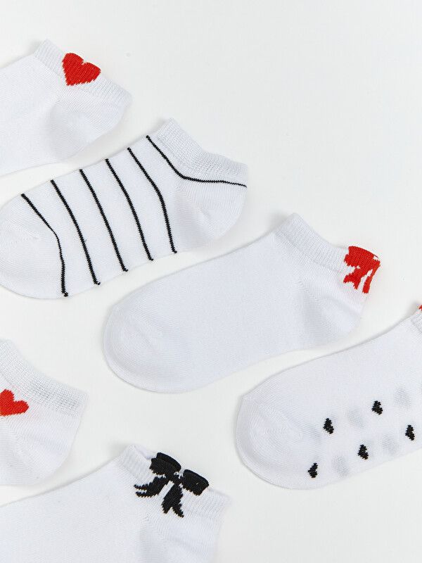 Moudda LC Waikiki - Chaussettes liner trainer (sport) pour Fille couleur Blanc brillant - Tunisie 3
