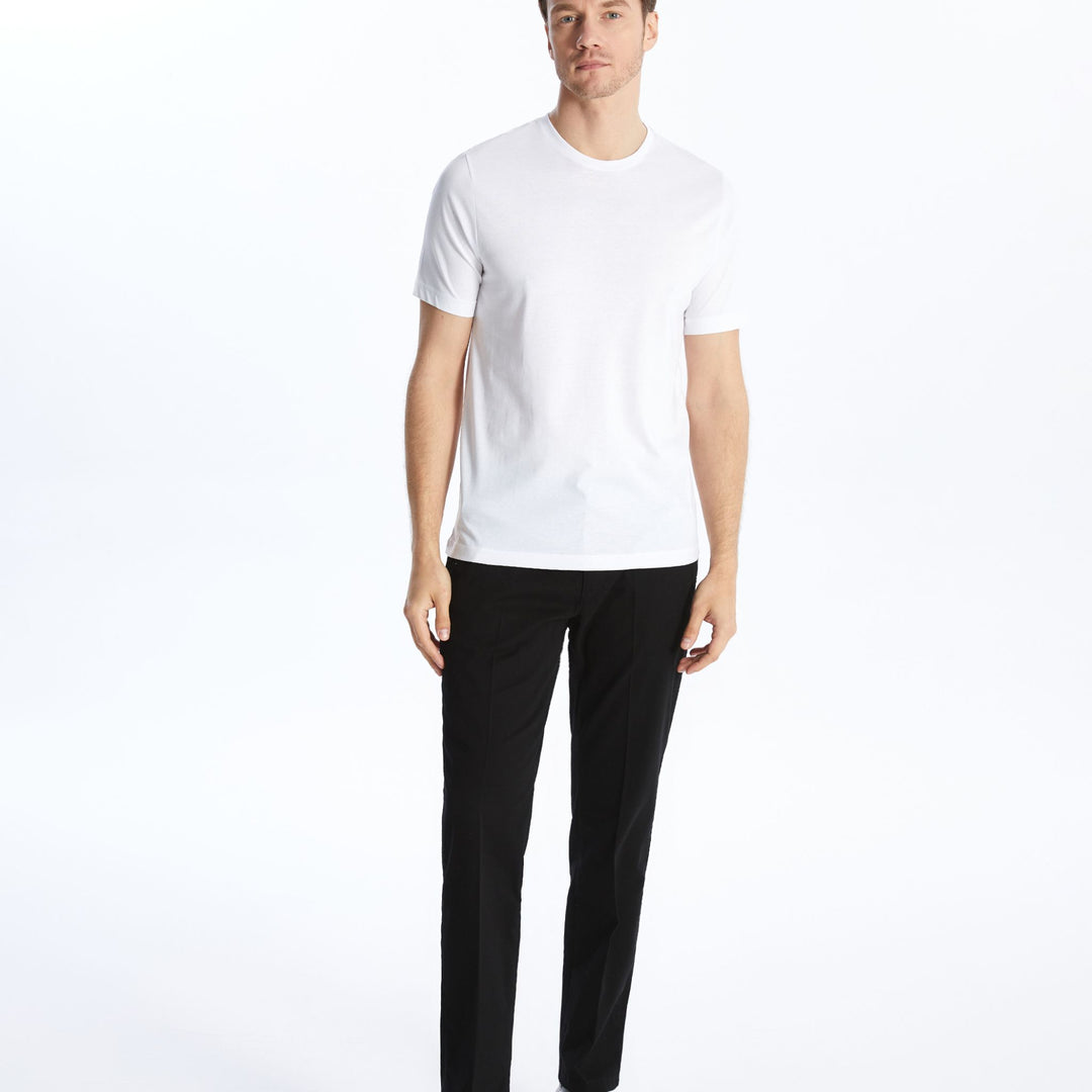 Moudda LC Waikiki - T-shirt jersey col rond manches courtes Homme Buxe blanc - Tunisie 2