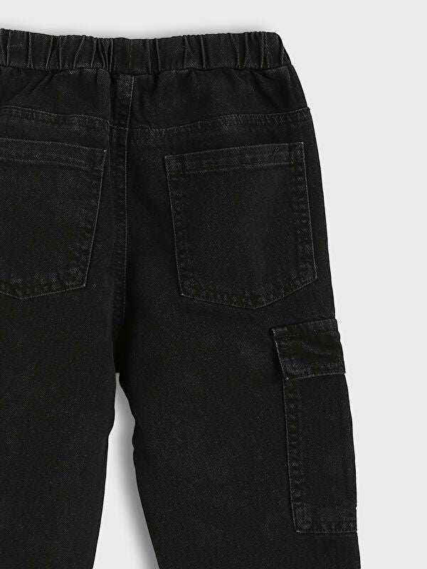 Moudda LC Waikiki - Pantalon tissé en denim Garçon Rodéo noir - Tunisie 3