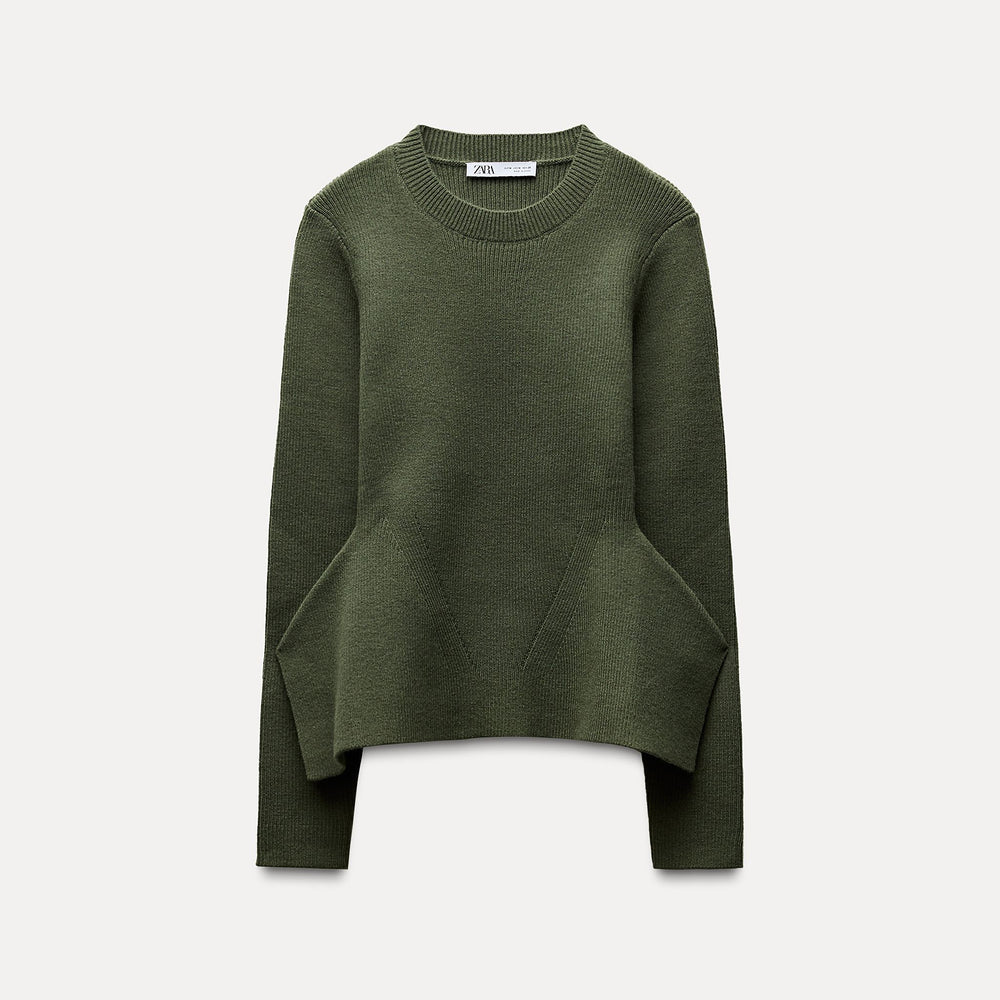 Moudda ZARA - Pull boxy, détail péplum - Tunisie 2