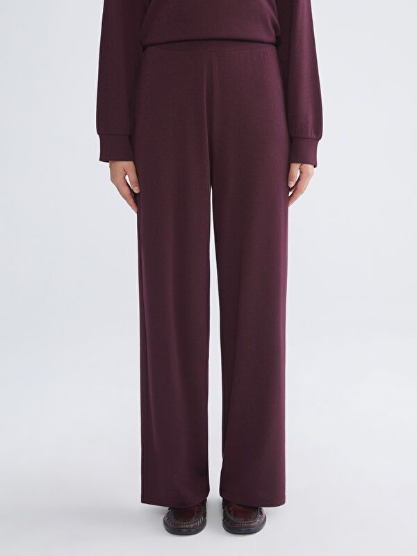 Moudda LC Waikiki - Pantalon en jersey Femme Bordeaux - Tunisie 2