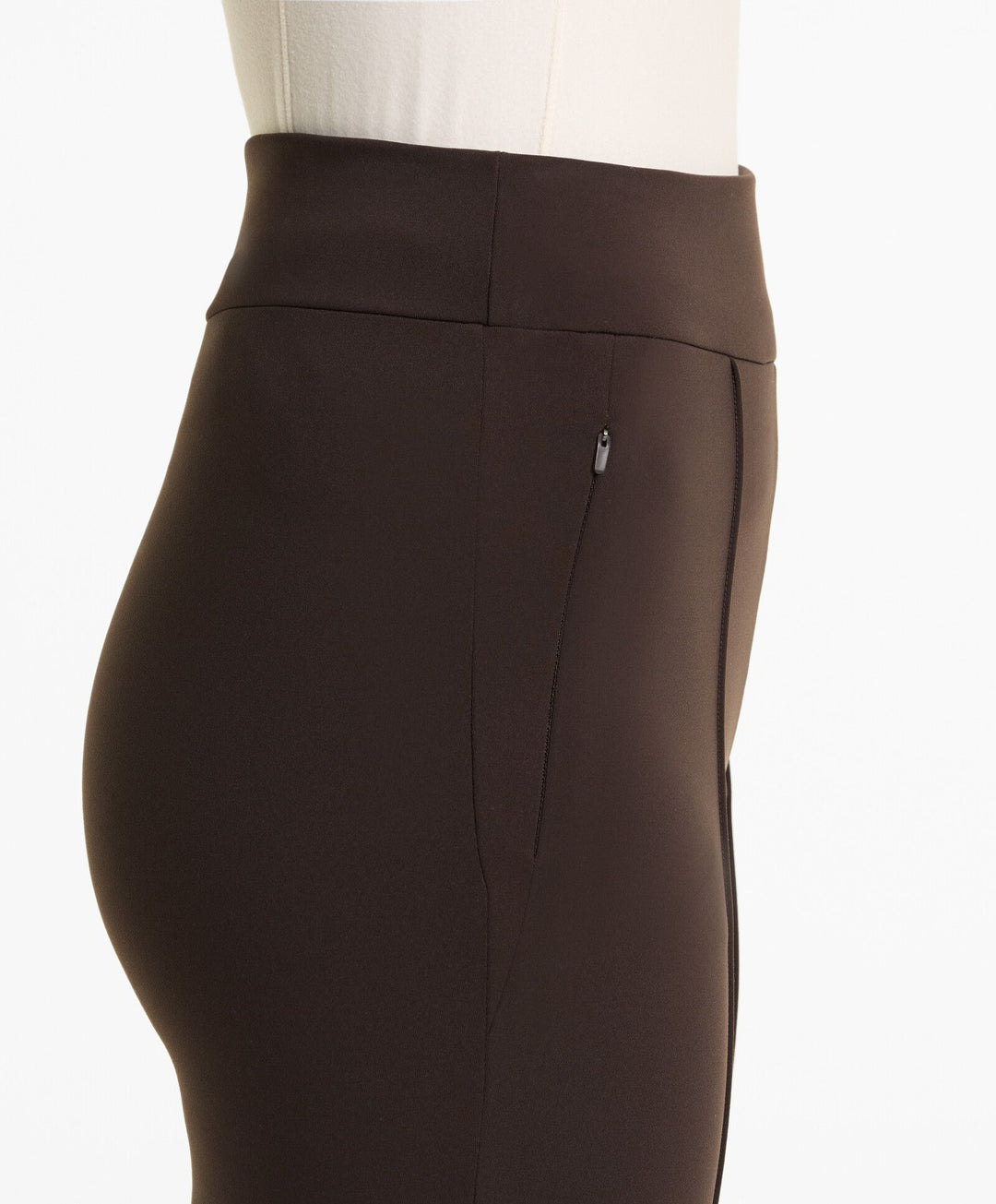 Moudda Oysho - Pantalon Long Flare Chaud - Taille Haute, Cheville, Zip & Couture - Tunisie 6