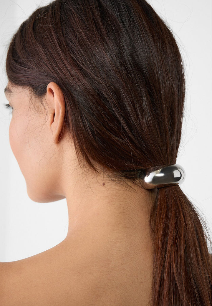 Moudda STRADIVARIUS - Lot de 2 Élastiques à Cheveux Métalliques - Tunisie 5