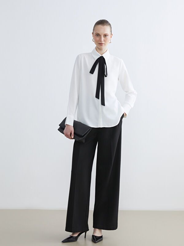 Moudda LC Waikiki - Chemise manches longues en tissu pour Femme - Tunisie 2