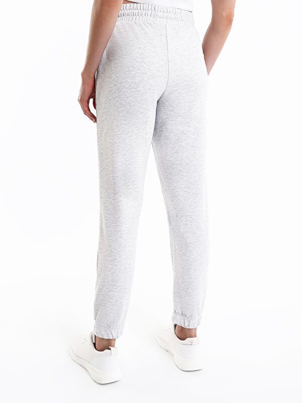 Moudda LC Waikiki - Pantalon en jersey Femme Mélange gris clair - Tunisie 5