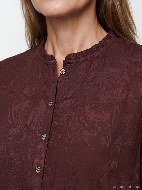 Moudda LC Waikiki - Robe manches longues en tissu pour Femme - Tunisie 3