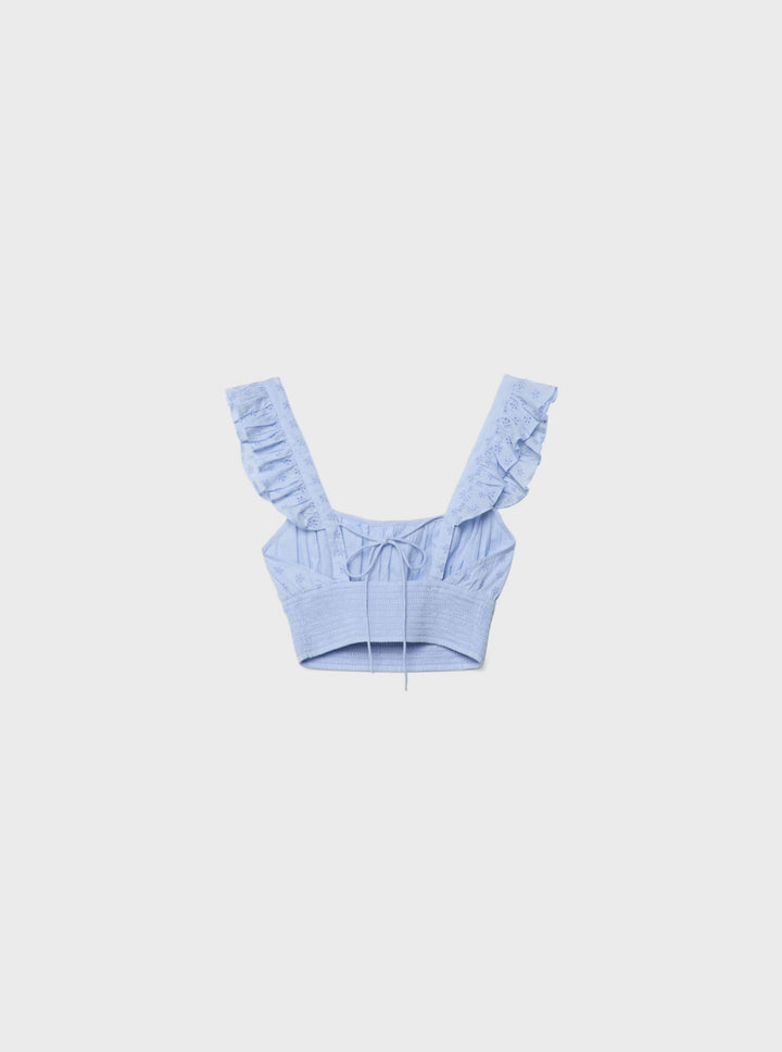 Moudda STRADIVARIUS - Top à Bretelles avec Broderie Suisse - Tunisie 4