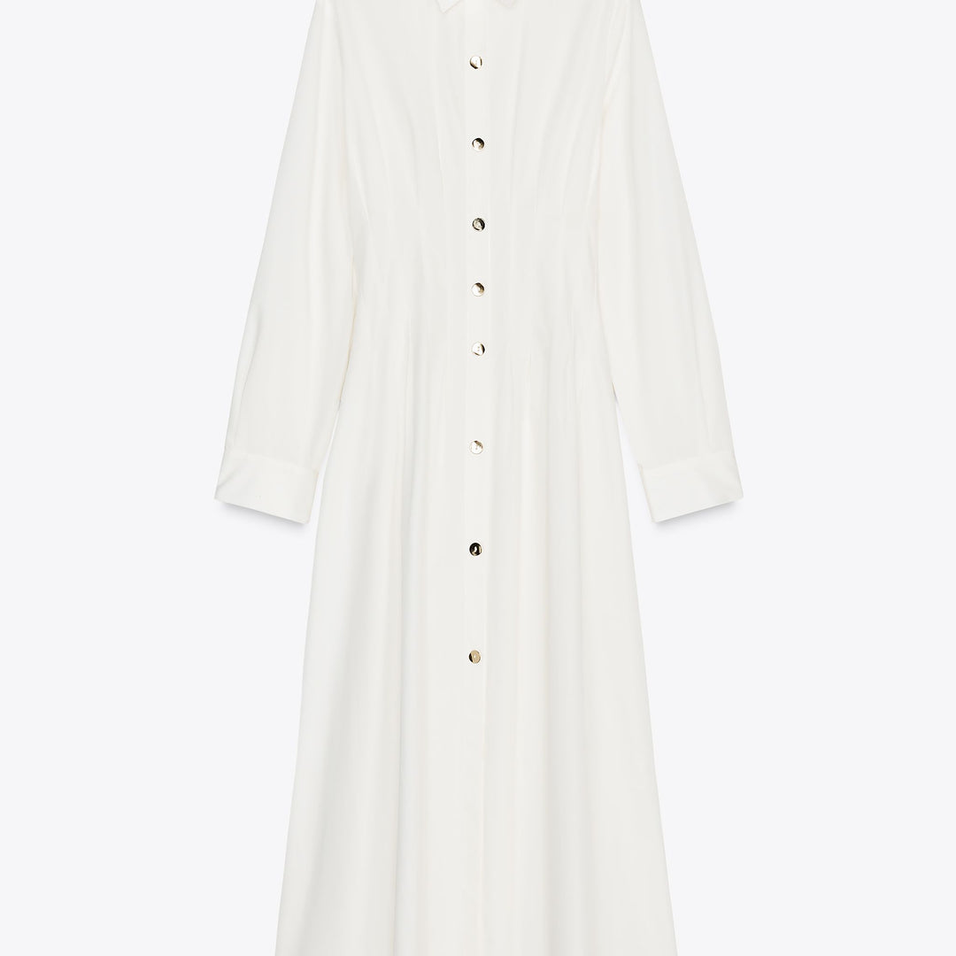Moudda ZARA - Robe Chemisier Popeline - Fronce Taille - Tunisie 1