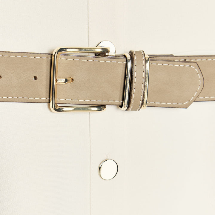 Moudda ZARA - Robe Mini Crêpe Chemisier - Ceinture - Tunisie 3