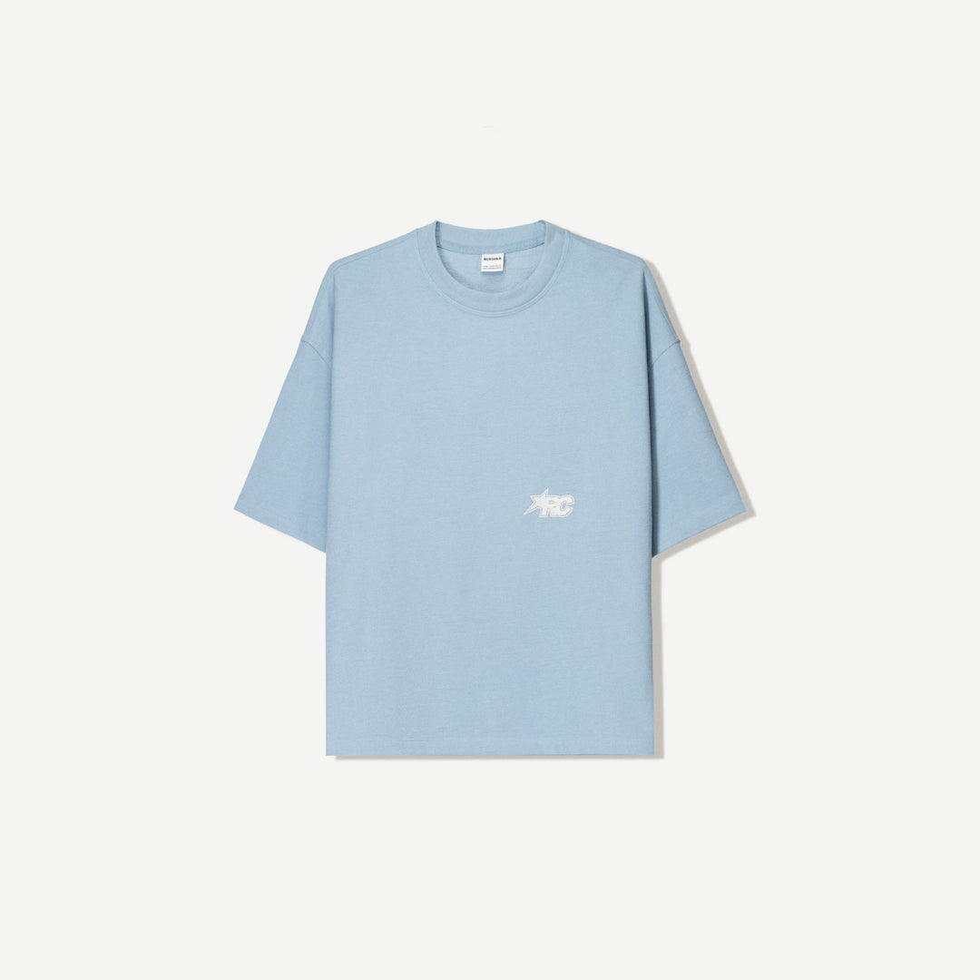 Moudda BERSHKA - T-Shirt Boxy - Tissu Structure & Broderie - Tunisie 2