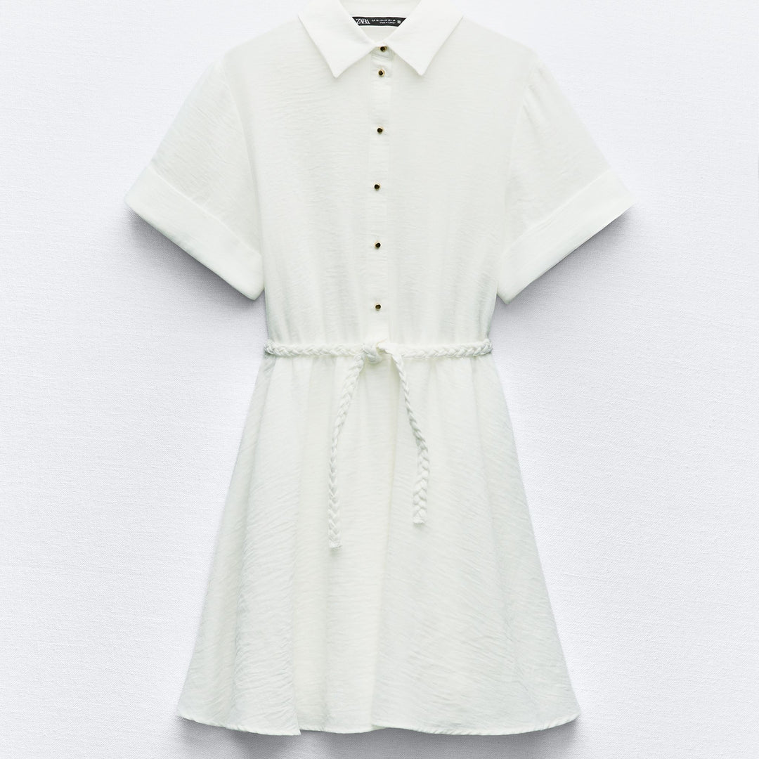 Moudda ZARA - Robe chemise courte rustique - Tunisie 3