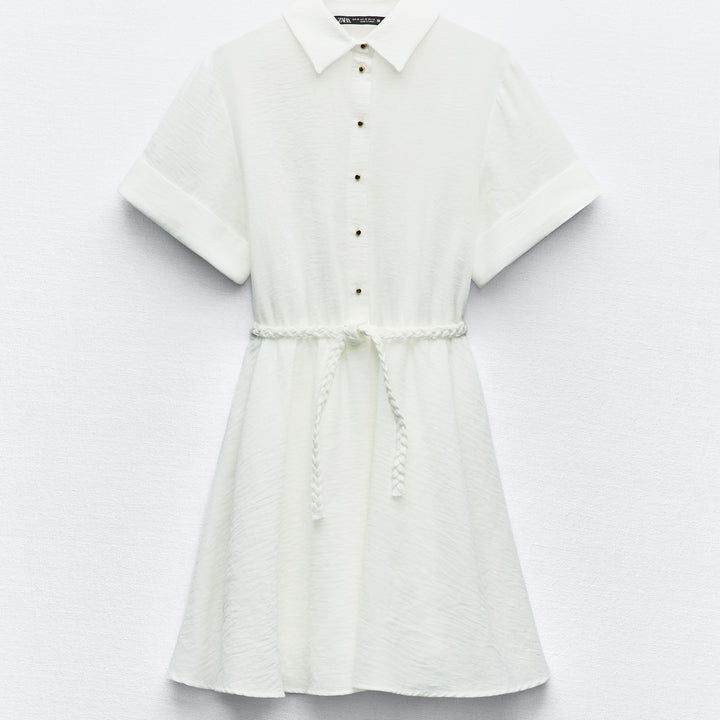 Moudda ZARA - Robe chemise courte rustique - Tunisie 3