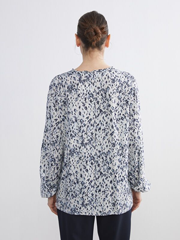 Moudda LC Waikiki - Chemisier (blouse) imprimé manches longues en tissu pour Femme - Tunisie 4