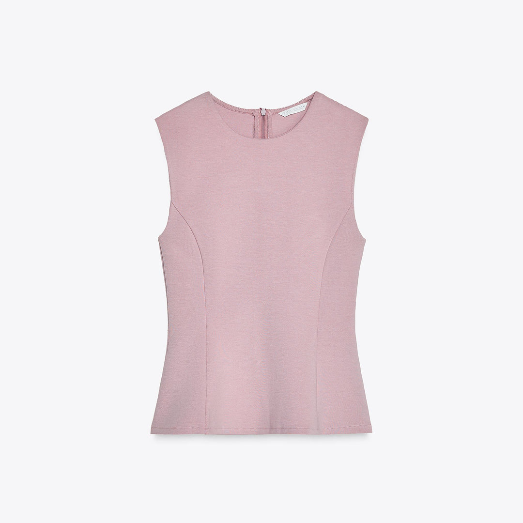 Moudda ZARA - Top - Col Rond, Coupe & Peplum - Tunisie 1