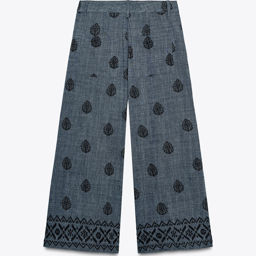 Moudda ZARA - Pantalon Culotte - Broderies - Tunisie 2