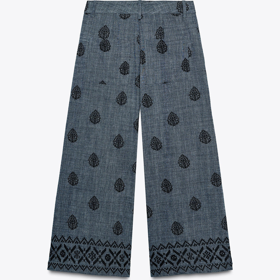 Moudda ZARA - Pantalon Culotte - Broderies - Tunisie 2