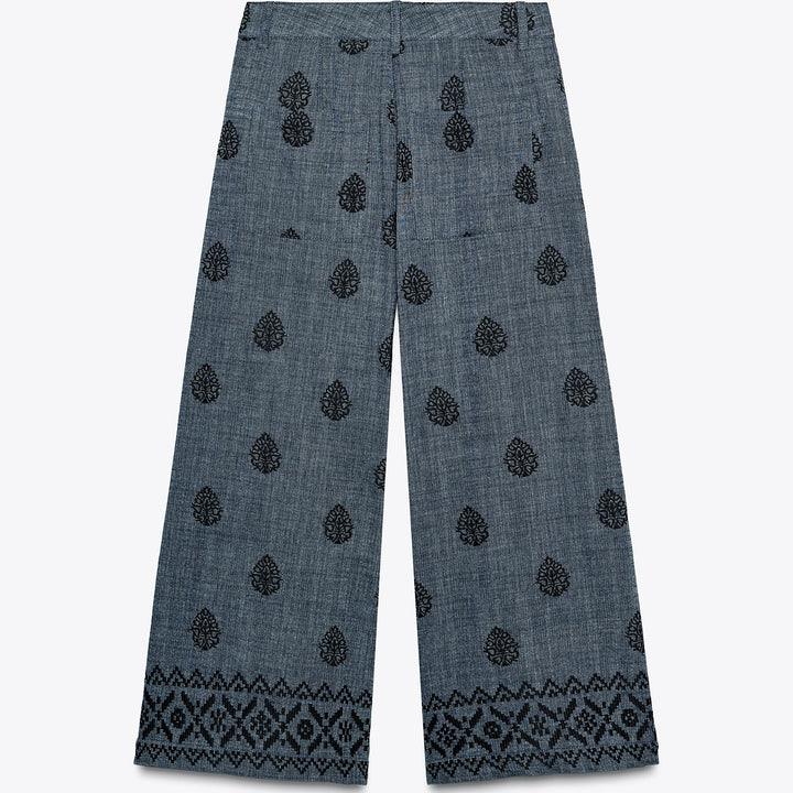 Moudda ZARA - Pantalon Culotte - Broderies - Tunisie 2
