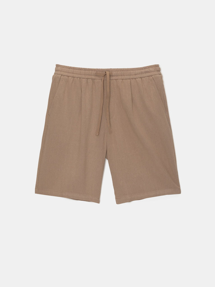 Moudda PULL & BEAR - Bermuda Trunk Baggy Lin Basique - Tunisie 3