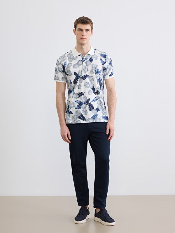 Moudda LC Waikiki - T-shirt imprimé manches courtes en jersey pour Homme couleur Blanc imprimé - Tunisie 2
