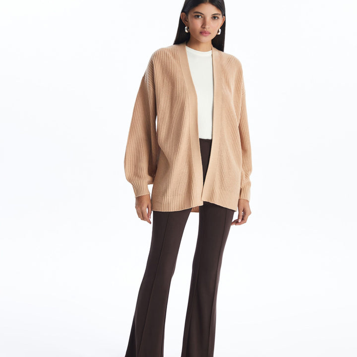 Moudda LC Waikiki - Cardigan en tricot Femme Brun clair - Tunisie 2