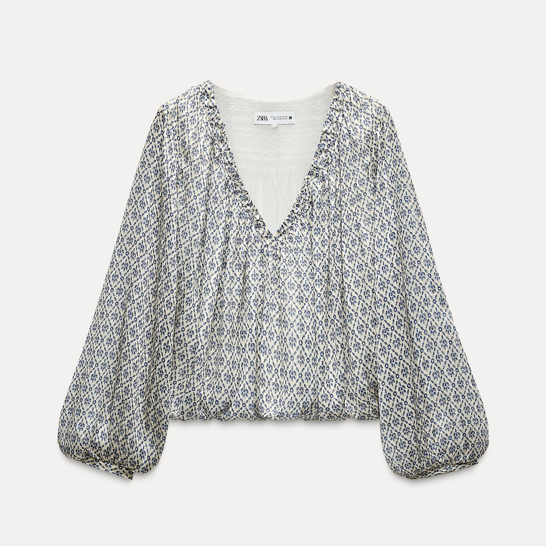 Moudda ZARA - Top Boule Bicolore Lurex - Tunisie 2