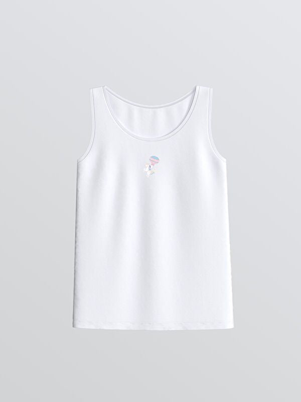 Moudda LC Waikiki - Débardeur en jersey Fille Buxe blanc - Tunisie 4