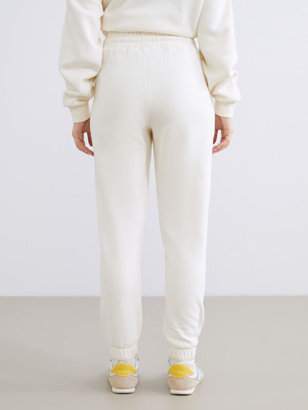 Moudda LC Waikiki - Pantalon en jersey Femme Beige clair - Tunisie 3