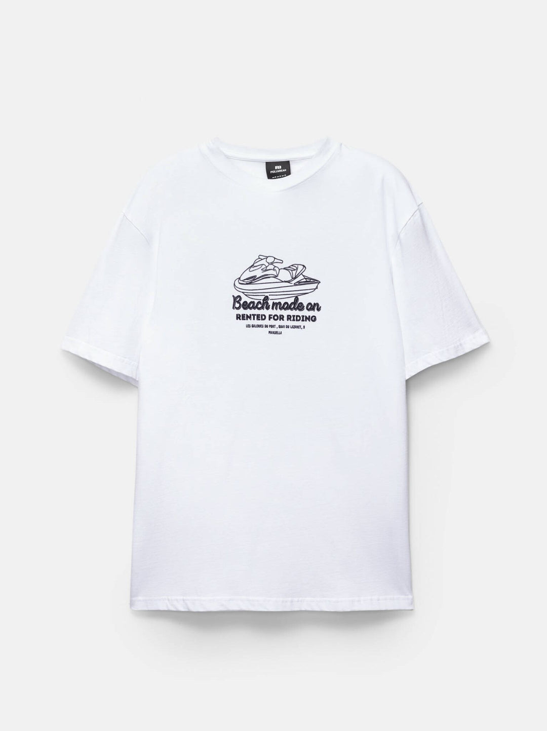 Moudda PULL & BEAR - T-Shirt - Flock Beach Mode On - Tunisie 3