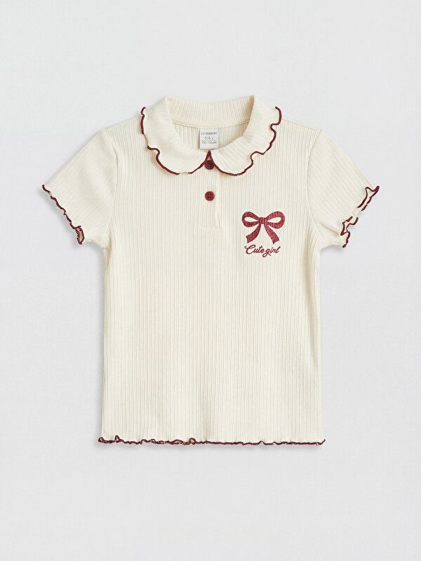 Moudda LC Waikiki - Pack de bodies manches courtes en jersey pour Fille couleur Bordeaux clair - Tunisie 4