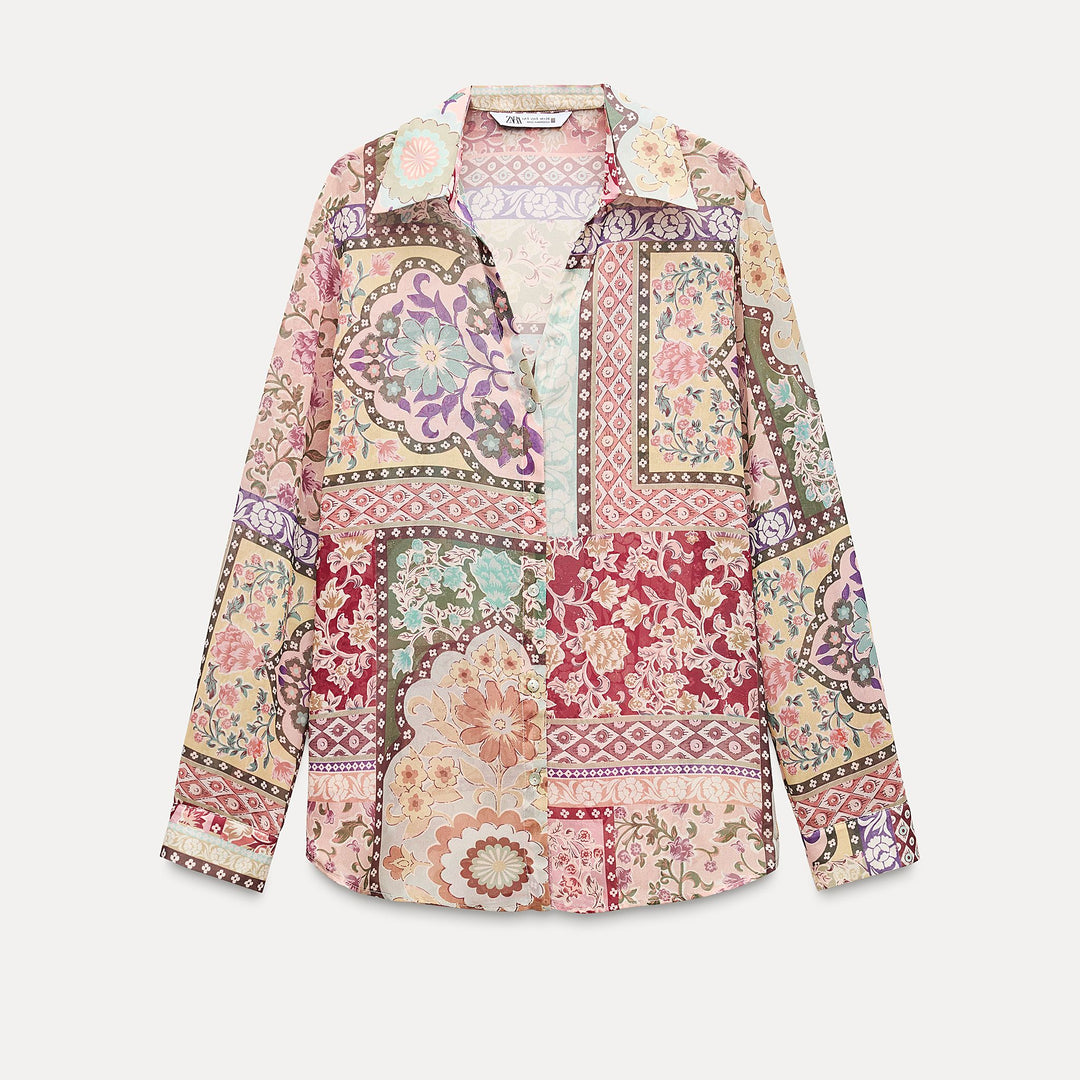 Moudda ZARA - Chemise Motif Patchwork - Tunisie 2