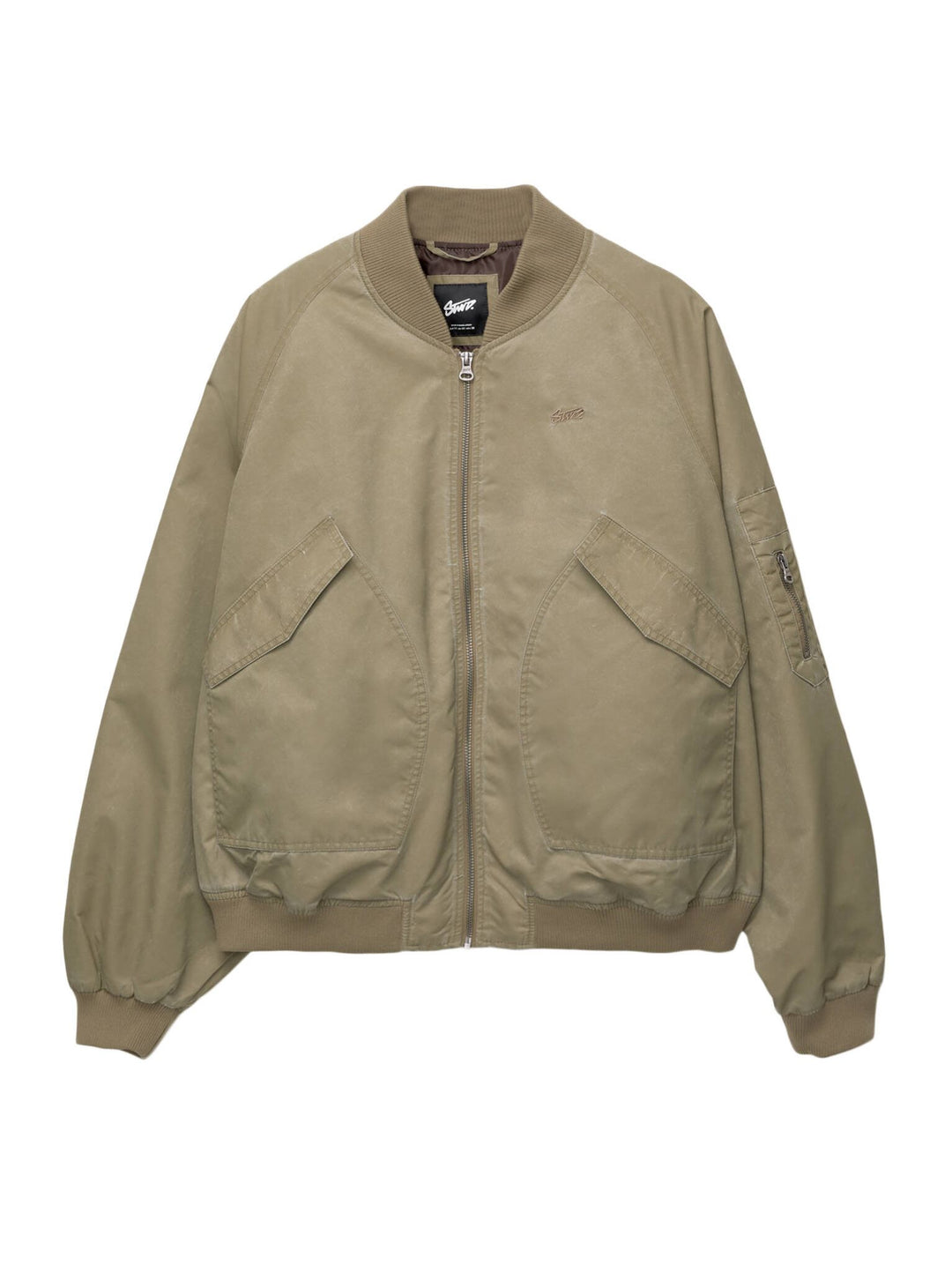 Moudda PULL & BEAR - Veste - Col Bomber & Tissu Lavé Fancy - Tunisie 1