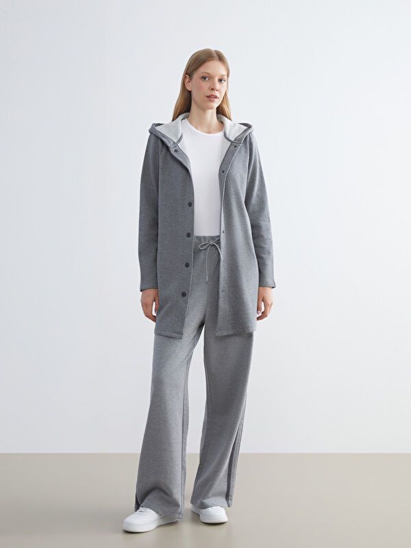 Moudda LC Waikiki - Cardigan jersey Femme Mélange d'anth. - Tunisie 2