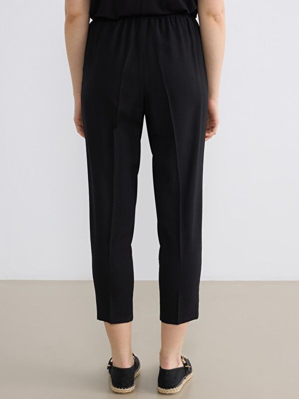 Moudda LC Waikiki - Pantalon fin en tissu pour Femme couleur Noir - Tunisie 4