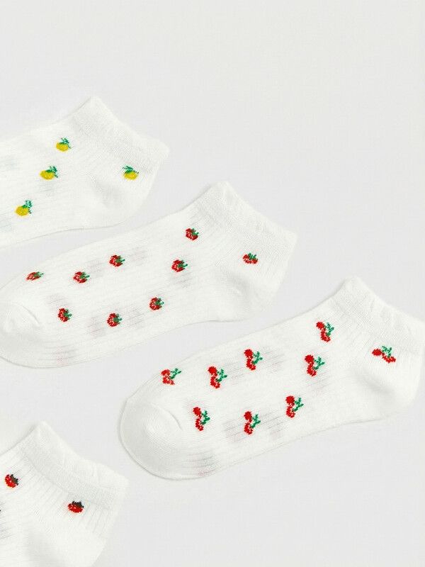 Moudda LC Waikiki - Chaussettes liner trainer (sport) pour Femme couleur Écru - Tunisie 2