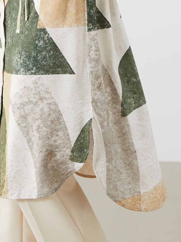 Moudda LC Waikiki - Tunique imprimée tissée cv à manches longues pour Femmes - Tunisie 4