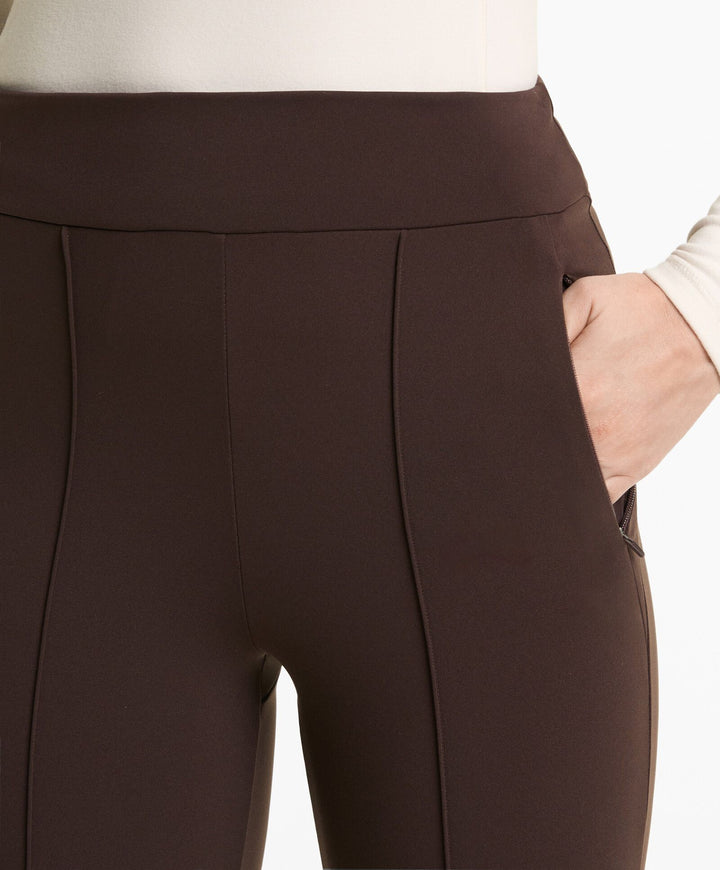 Moudda Oysho - Pantalon Long Flare Chaud - Taille Haute, Cheville, Zip & Couture - Tunisie 5