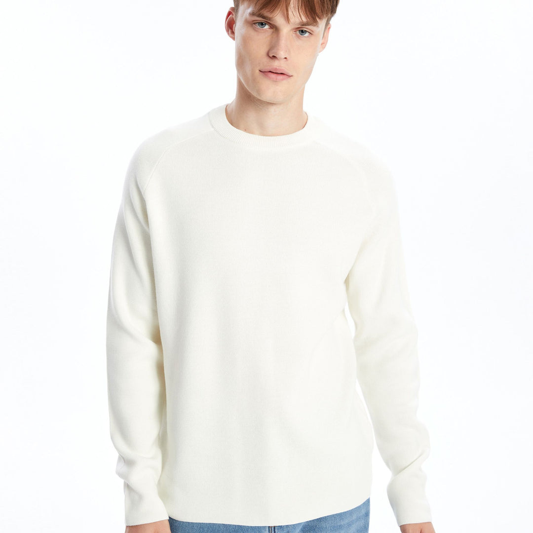 Moudda LC Waikiki - Pull en tricot Homme Ecru - Tunisie 1